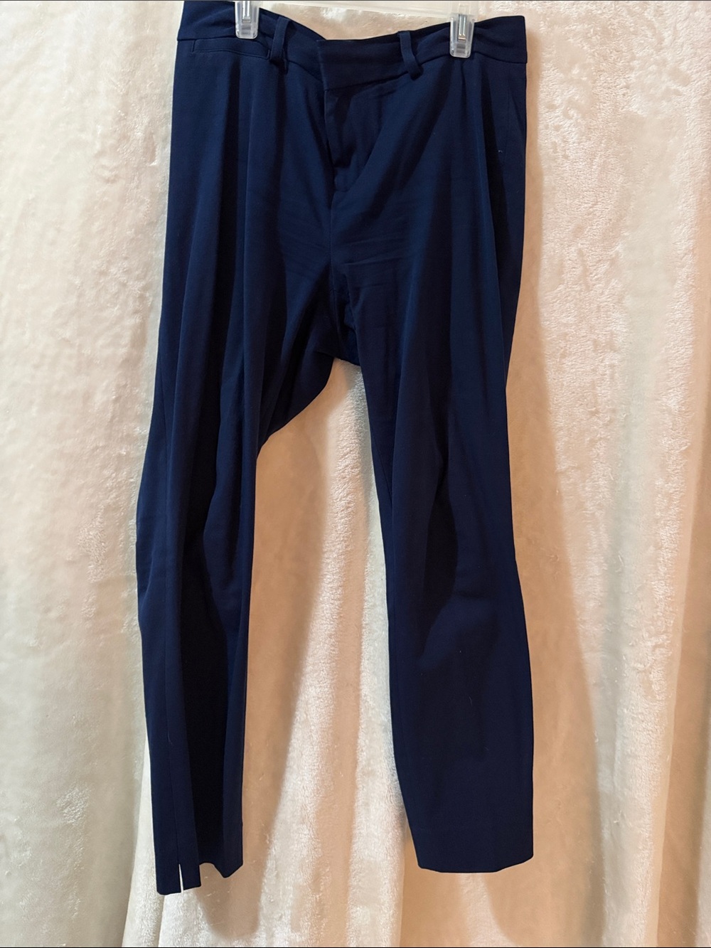 Women Navy Dress Pants - Classic Tailored Fit